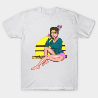 Thick Cyberpunk Girl T-Shirt